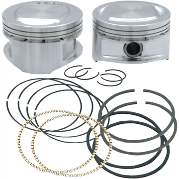 S&S CYCLE Piston Kit for 95" Big Bore Kit 3.875" +.010