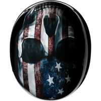 Z1R Vagrant Helmet USA Skull Black Medium