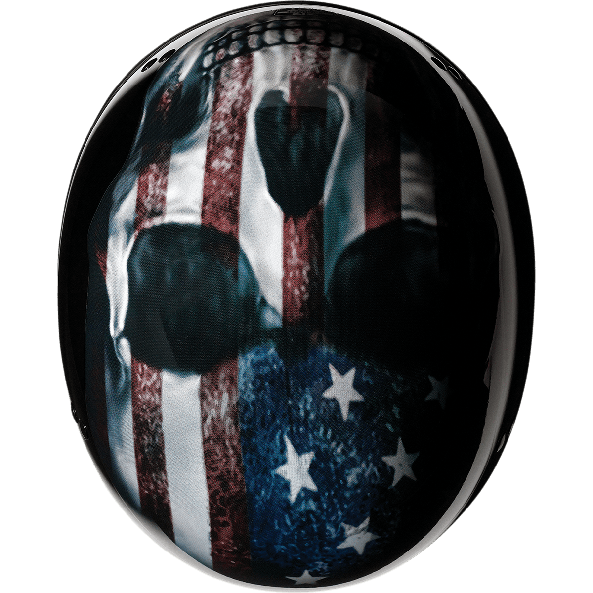 Z1R Vagrant Helmet USA Skull Black Small