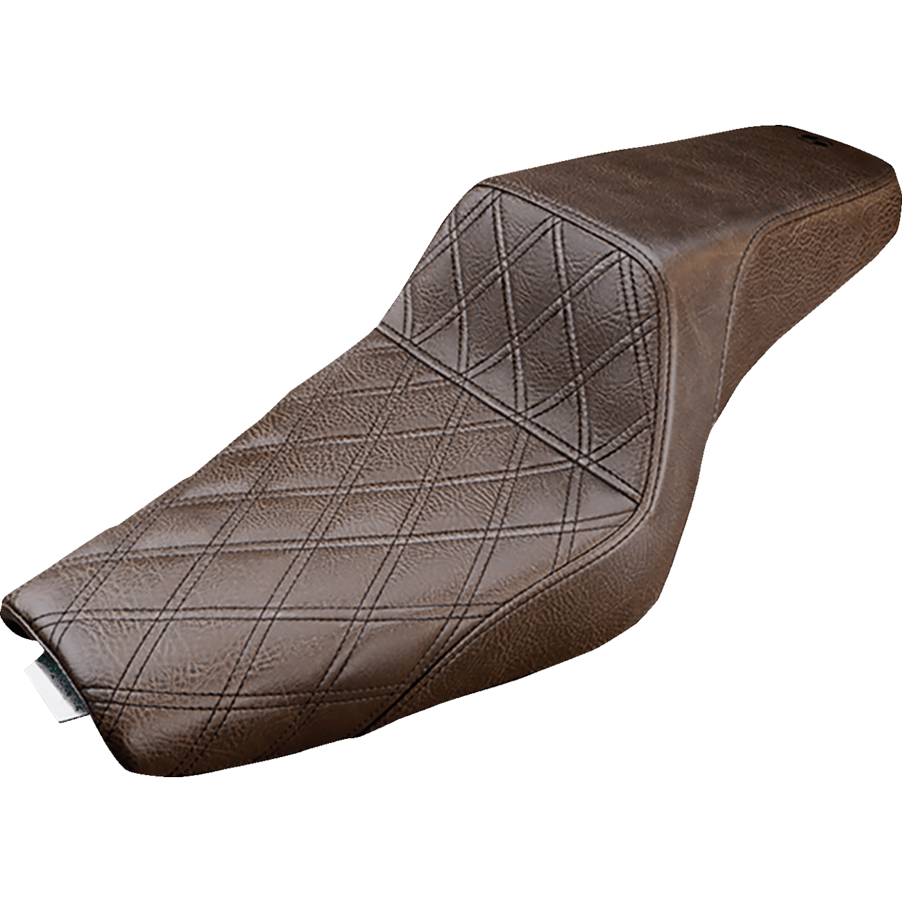 SADDLEMEN Step-Up Seat Front Lattice Stitch Brown XL 80711172BR