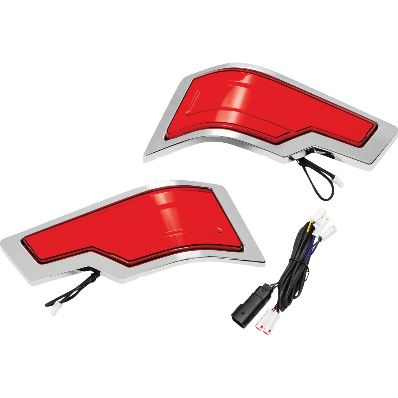 KURYAKYN Tour-Pak Lights Chrome Red Lens KUR2954