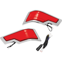 KURYAKYN Tour-Pak Lights Chrome Red Lens KUR2954