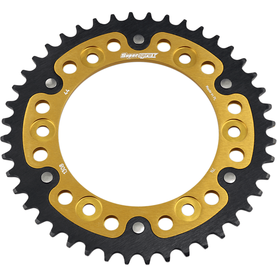 SUPERSPROX Stealth Rear Sprocket 44 Tooth Gold Honda RST130844GLD