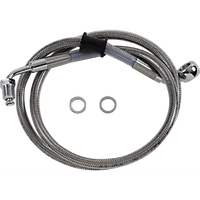 DRAG SPECIALTIES Brake Line +10" Stainless Steel '18-'21 Softail