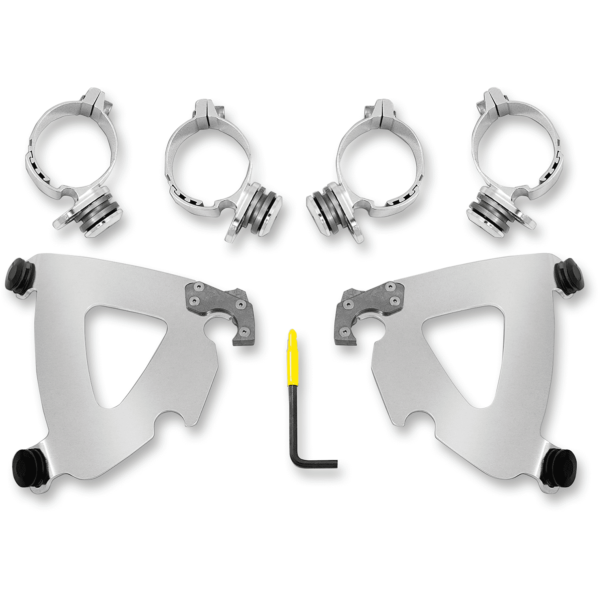 MEMPHIS SHADES Road Warrior Mounting Kit Polished FXD MEK2028