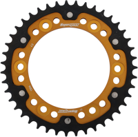 SUPERSPROX Stealth Rear Sprocket 43 Tooth Gold Honda RST130643GLD