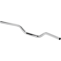 BILTWELL Handlebar Oversized Tracker Mid Chrome 63081053