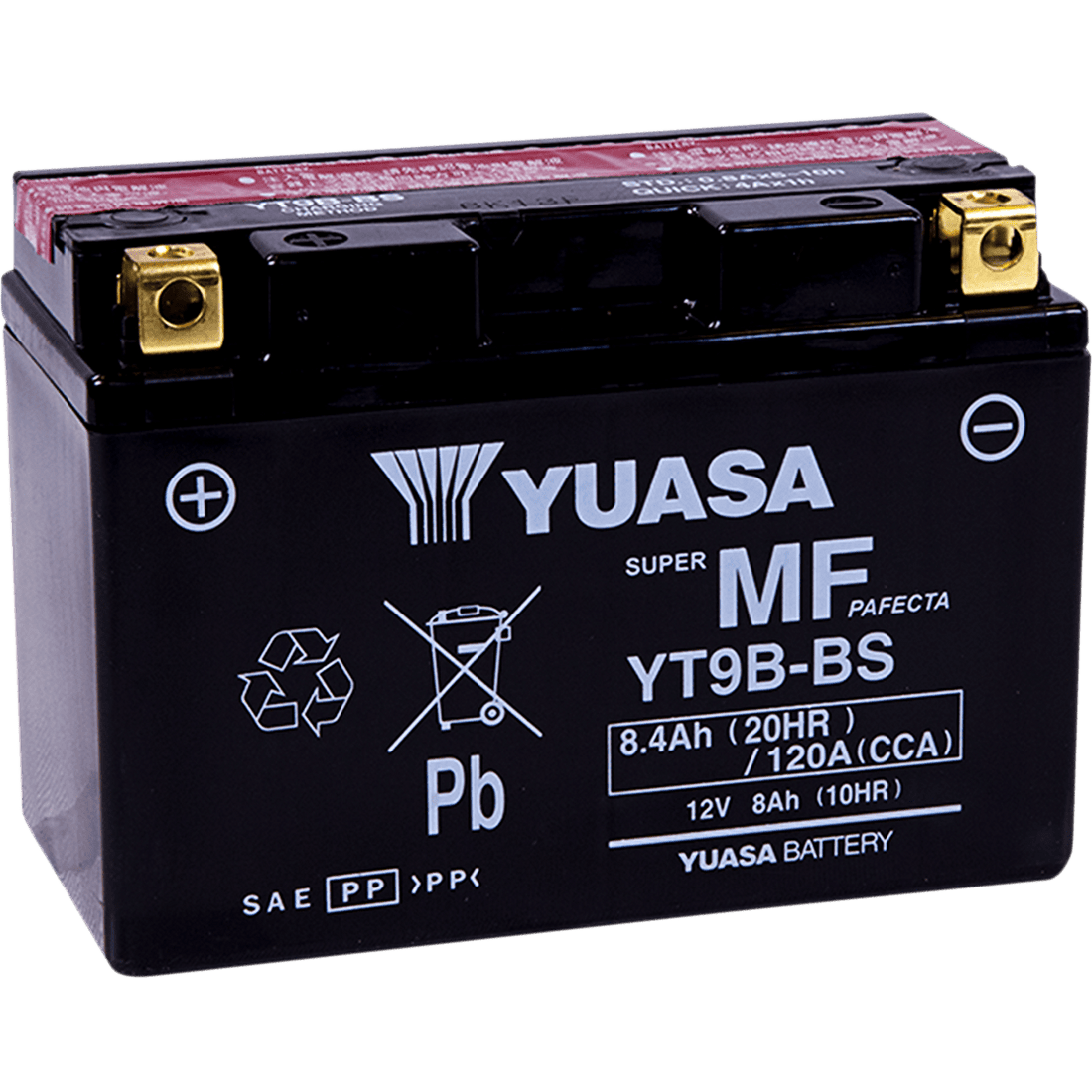 YUASA AGM Battery YT9B-BS .40 L YUAM629B4