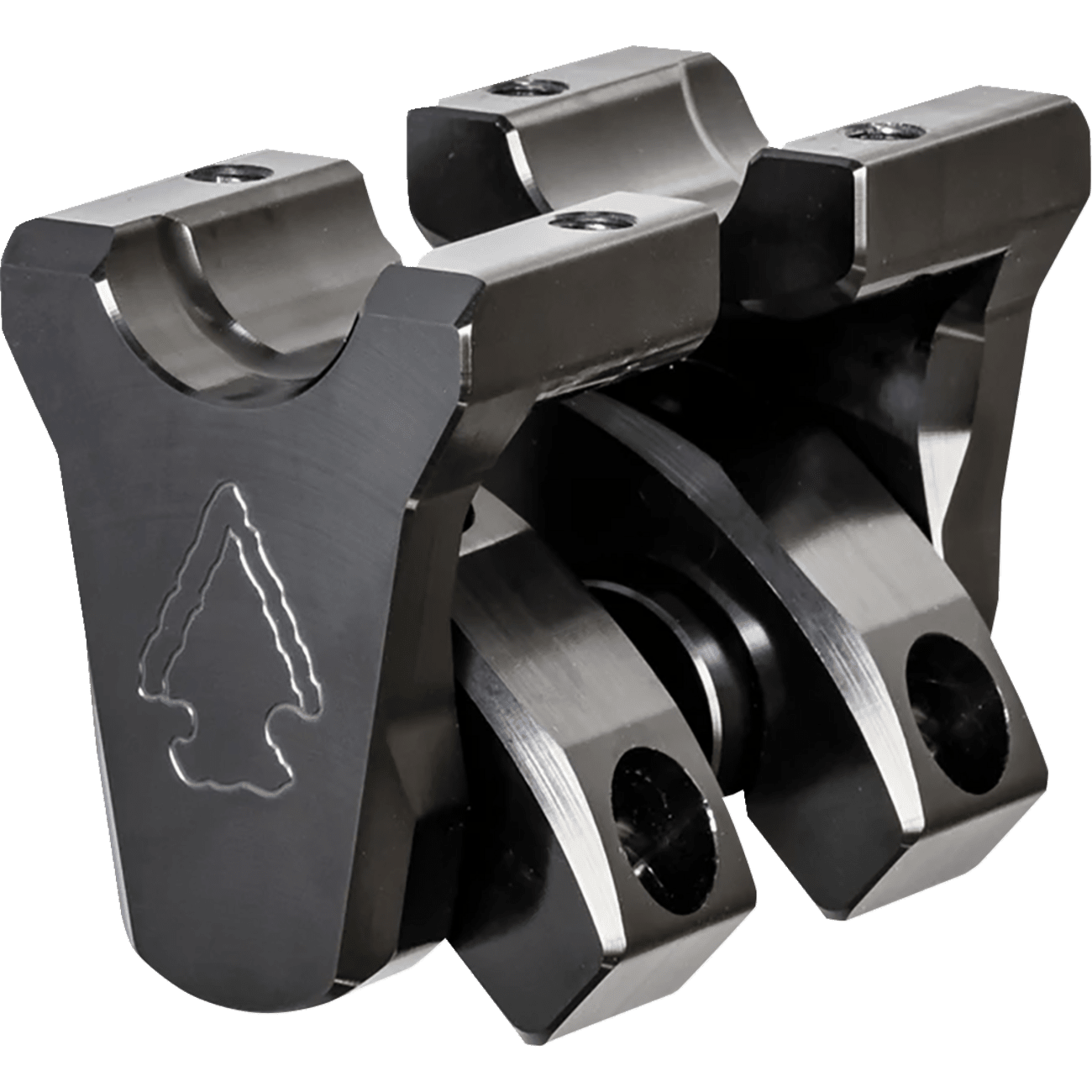 ROX SPEED FX Pivot Risers 2" Black 4RP2RIN