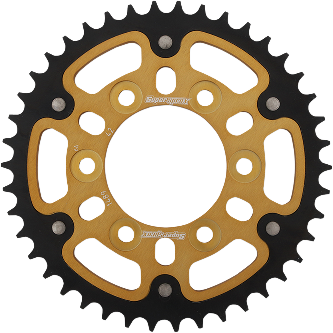 SUPERSPROX Stealth Rear Sprocket 42 Tooth Gold Kawasaki RST148942GLD