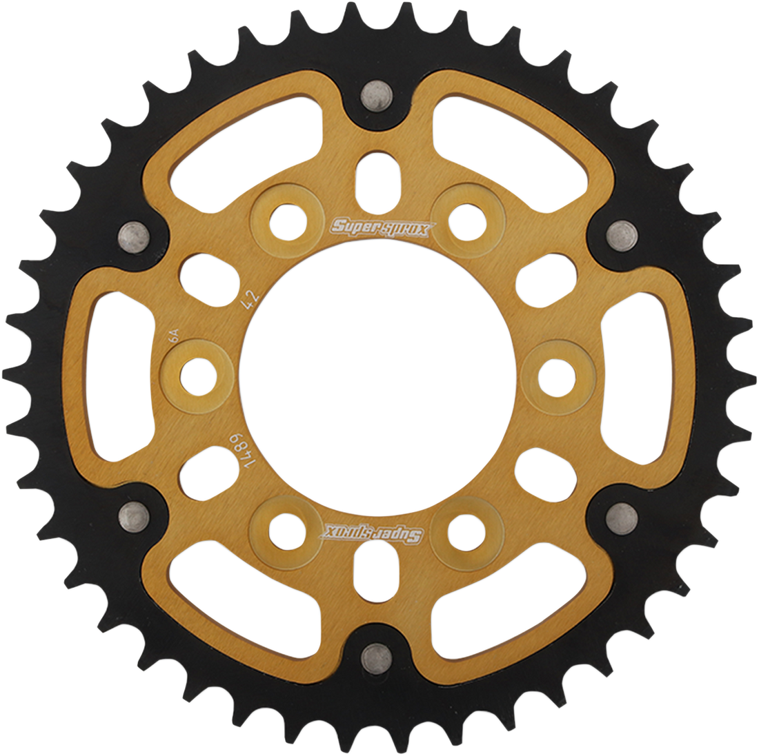 SUPERSPROX Stealth Rear Sprocket 42 Tooth Gold Kawasaki RST148942GLD