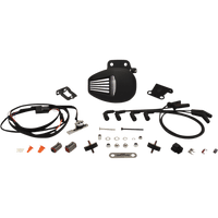 JIMS Forceflow Cylinder Head Cooler Kit Black M8 Softail 5470