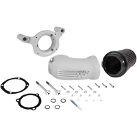 K & N Aircharger® Intake System with Cast Aluminum Intake Tube Satin Silver 571137S