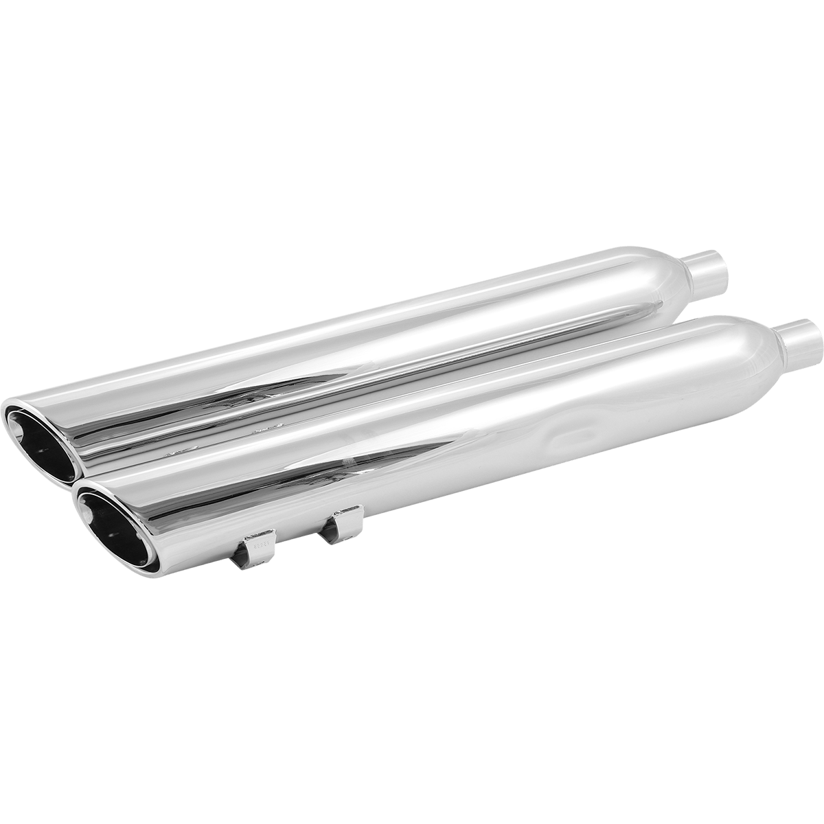 COBRA 909 Uppercut Mufflers for '95-'16 FL Chrome 6268