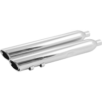 COBRA 909 Uppercut Mufflers for '95-'16 FL Chrome 6268