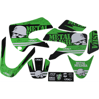 FACTORY EFFEX Metal Mulisha Graphic Kit Kawasaki