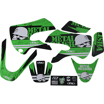 FACTORY EFFEX Metal Mulisha Graphic Kit Kawasaki