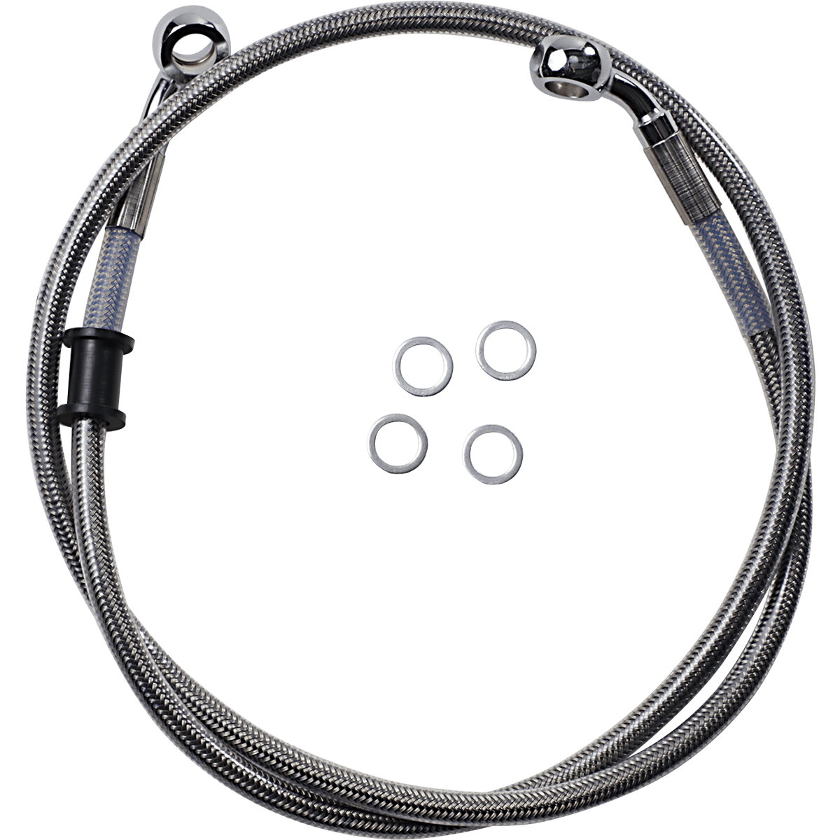 DRAG SPECIALTIES Brake Line Front (Upper) Stainless Steel