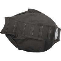 SDG 6-Ribbed Seat Cover Black Ribs/Black Top/Black Sides