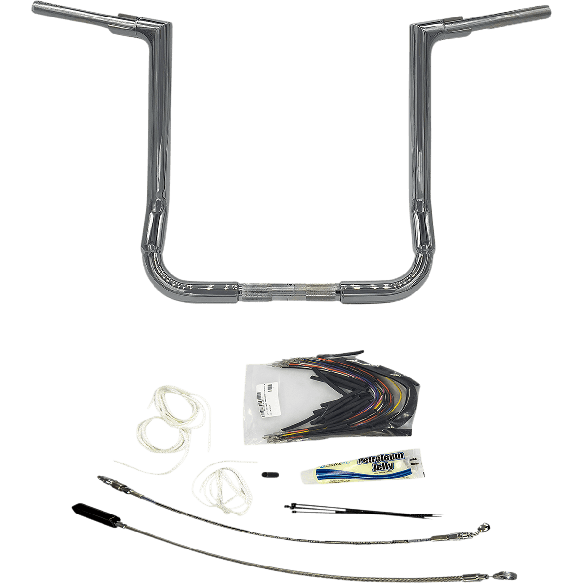 FAT BAGGERS INC. Handlebar Kit Flat Top 16" Chrome 609116