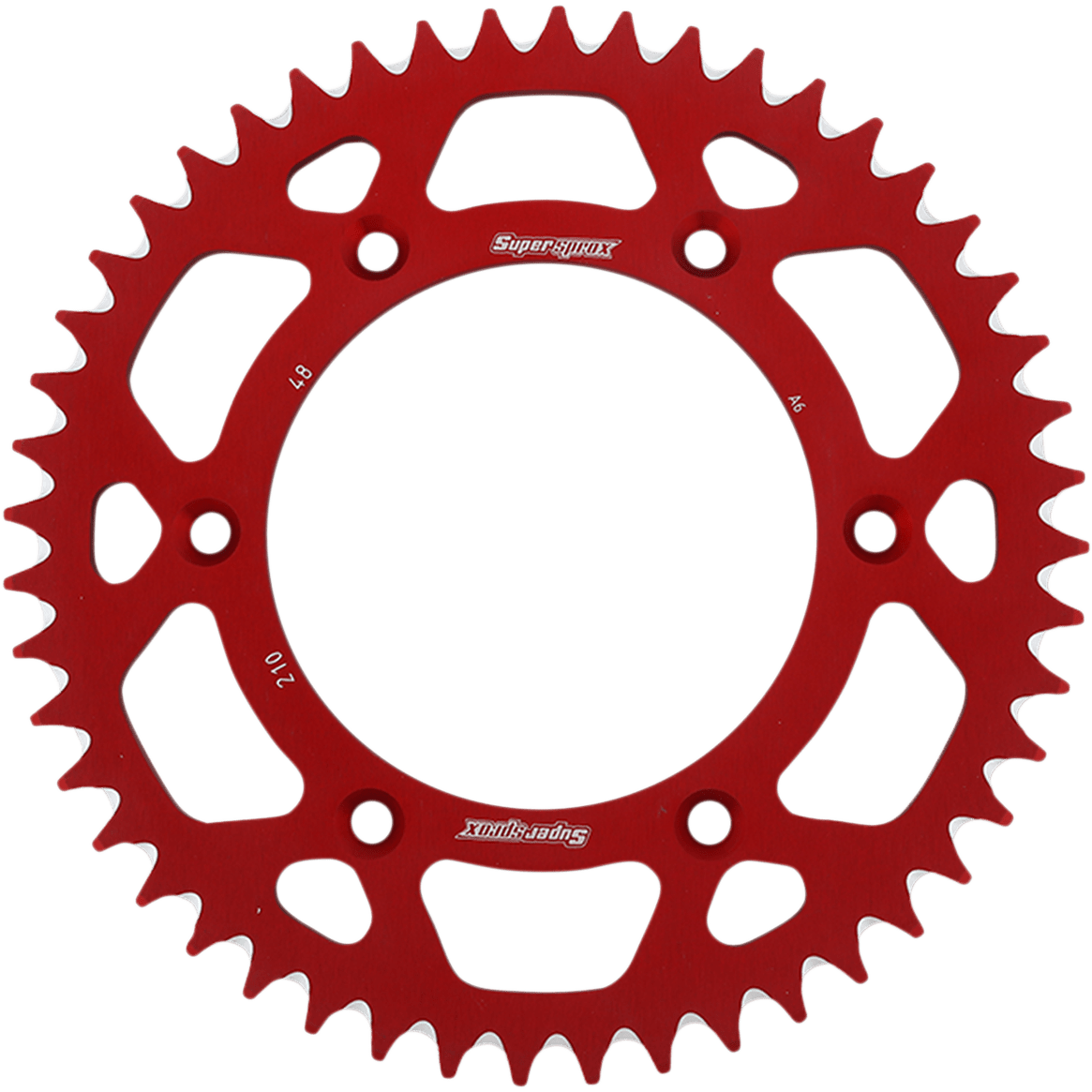 SUPERSPROX Rear Sprocket Red Honda 48 Tooth