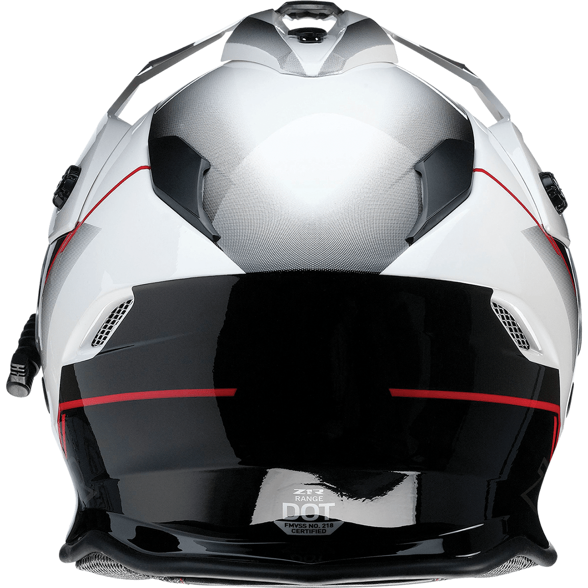 Z1R Range Helmet Bladestorm Black/Red/White Small