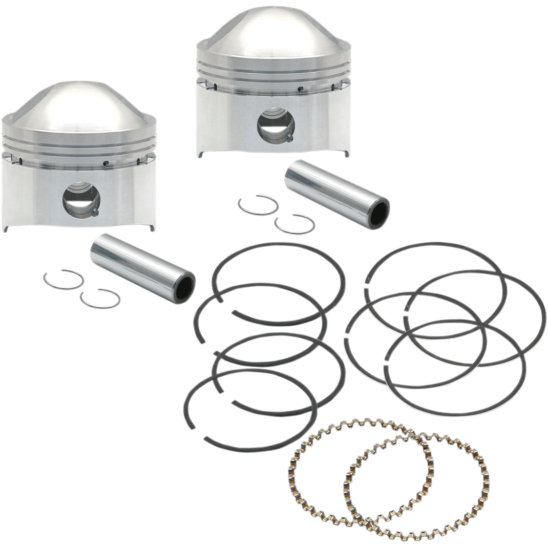 S&S CYCLE Piston Kit Low Compression 74" Stock Motor +.020