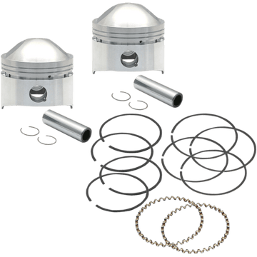 S&S CYCLE Piston Kit Low Compression 74" Stock Motor +.020