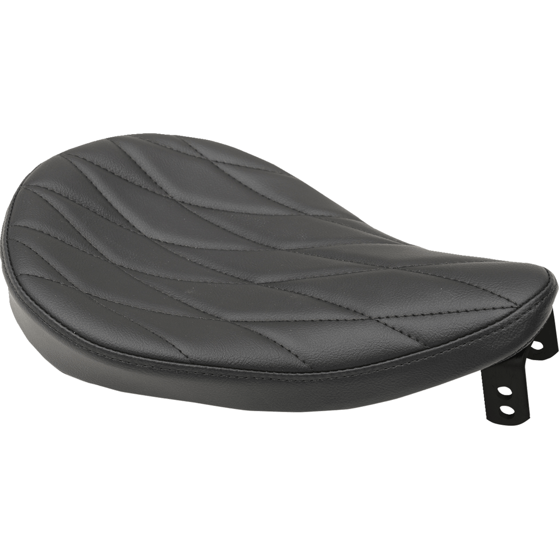 DRAG SPECIALTIES Seat Spring Solo Small Long Diamond Stitch Black