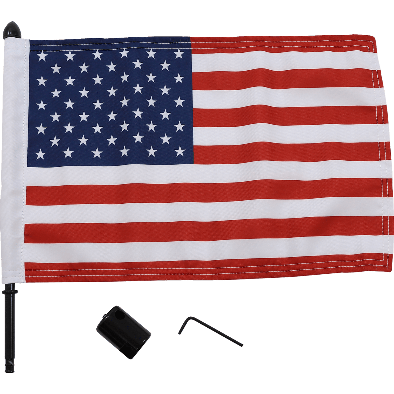 PRO PAD Square Sissy Bar Rack Flag Mount 10" X 15" BRFMSQ15