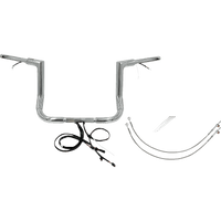 FAT BAGGERS INC. Handlebar Kit Flat Top 12" Chrome 601212