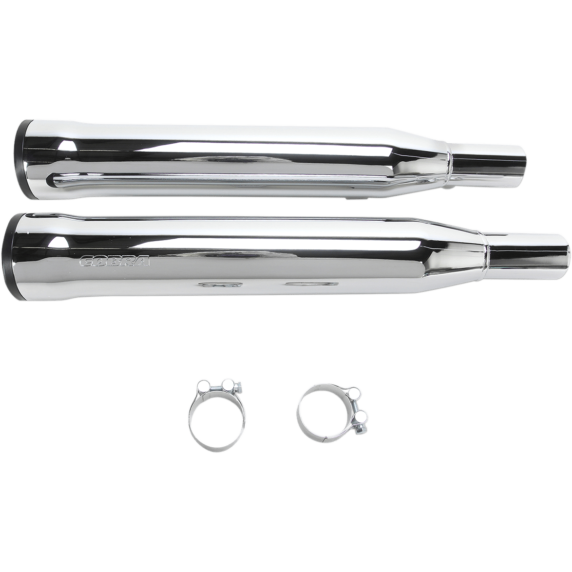 COBRA 3" RPT Mufflers for '07-'13 XL Chrome 6080