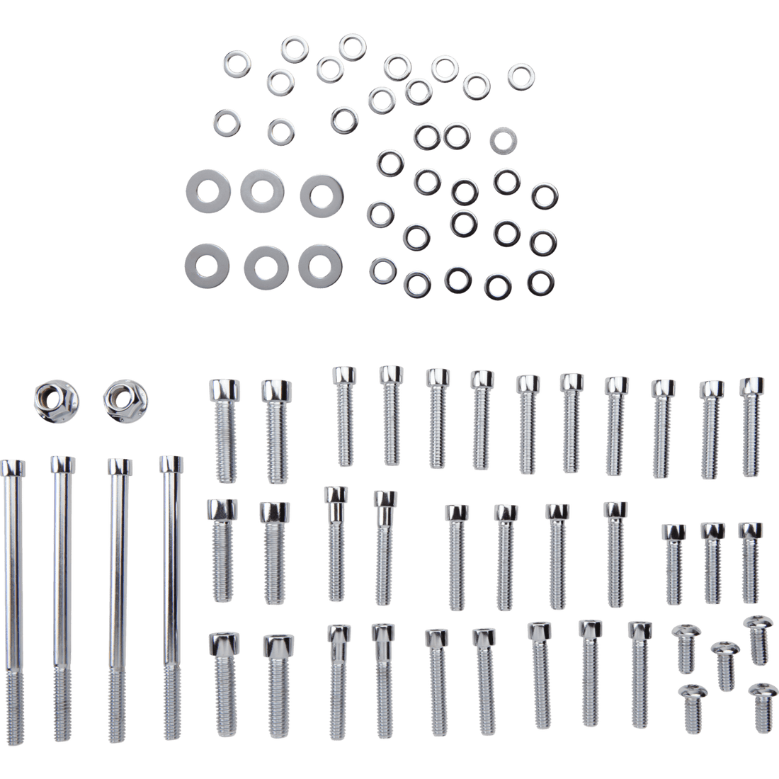 GARDNER-WESTCOTT Bolt Kit Side Cover Socket-Head Chrome P101501