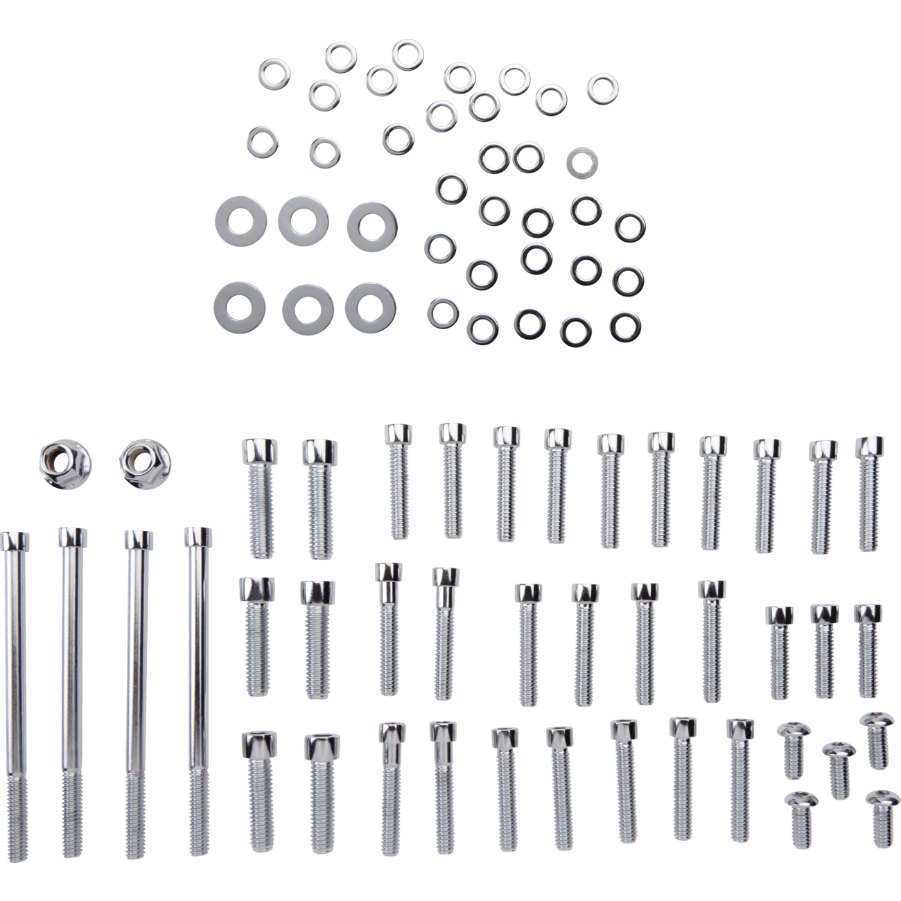 GARDNER-WESTCOTT Bolt Kit Side Cover Socket-Head Chrome P101501