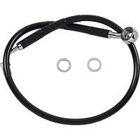 DRAG SPECIALTIES Brake Line +2" Black '18-'22 Softail