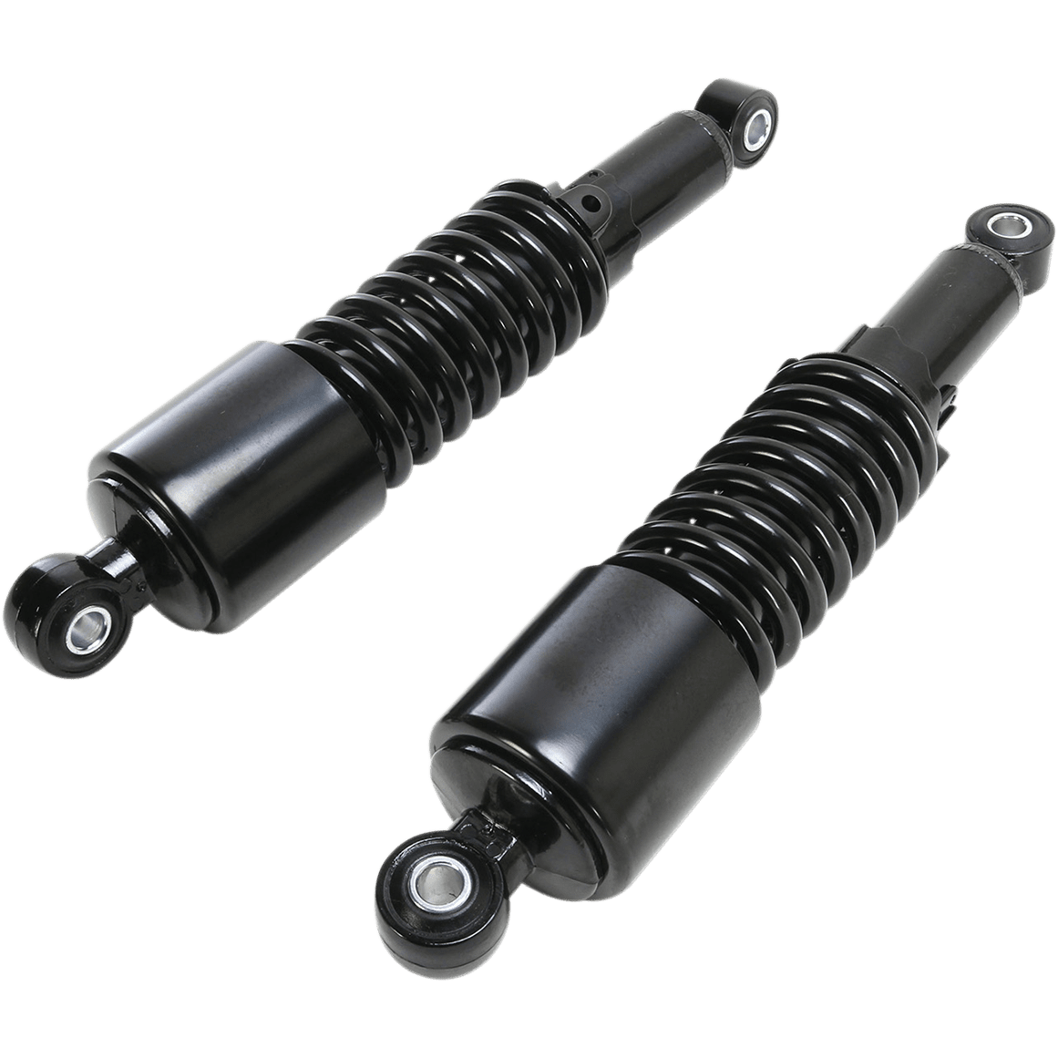 EMGO Custom Shorty Shocks with Shroud Black Body/Black Spring Finish Eye Lowering 1705693B