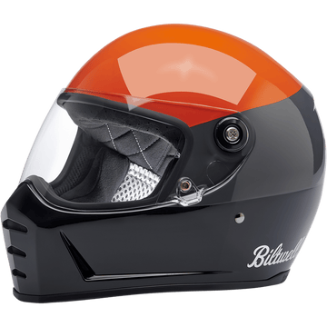 BILTWELL Lane Splitter Helmet Gloss Podium Orange/Gray/Black Medium 1004550103