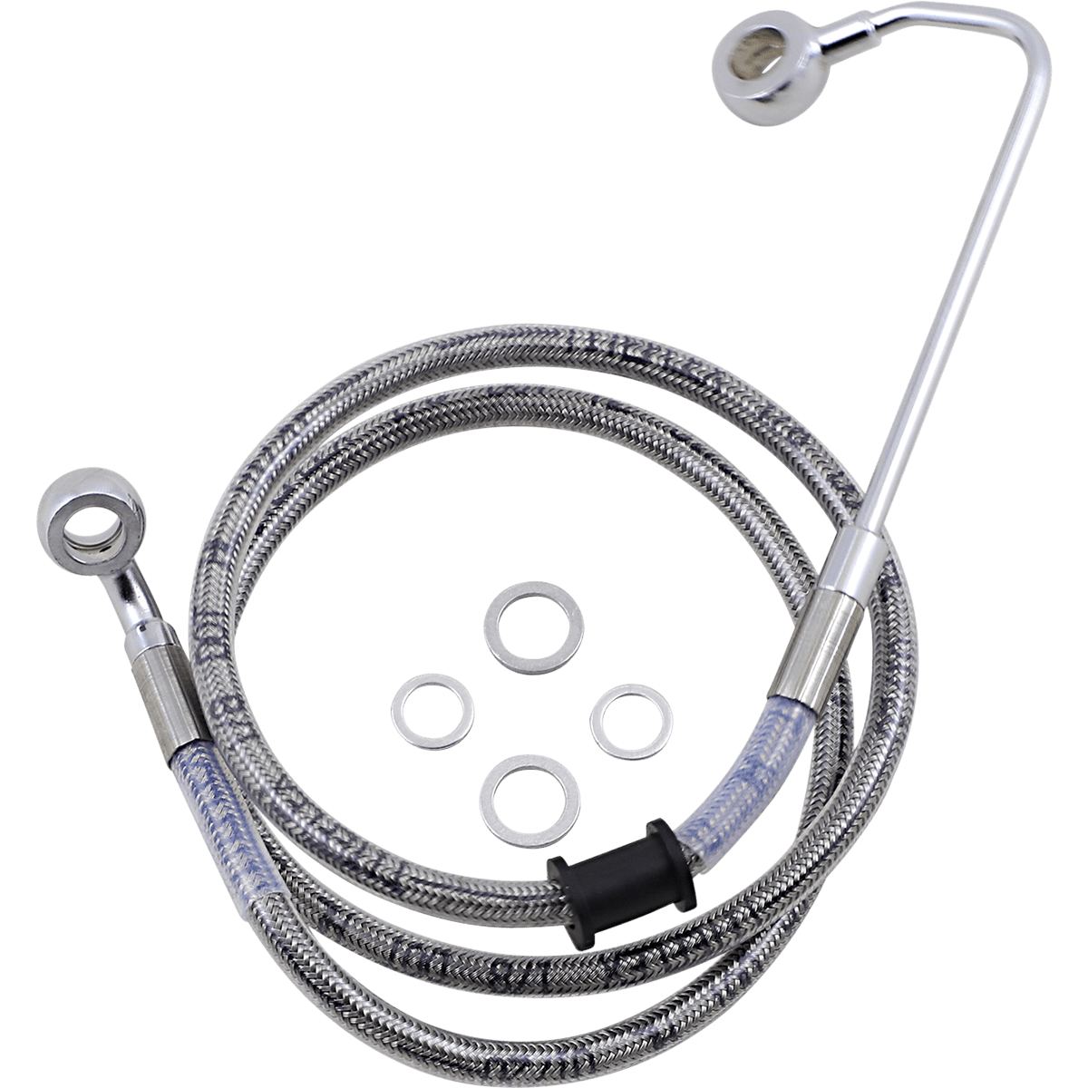 DRAG SPECIALTIES Brake Line +8" Stainless Steel '15-'17 Softail