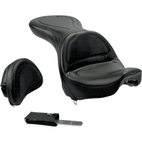 SADDLEMEN Seat Explorer™ With Backrest Stitched Black 8852JS