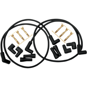 COMPU-FIRE 8mm Spark Plug Wire Set 41" Black