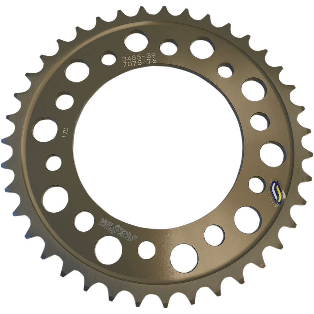 SUNSTAR SPROCKETS Rear Sprocket 39 Tooth Yamaha Works/Gold