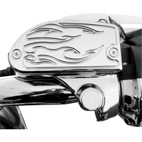 BARON Master Cylinder Cover Flame Yamaha Chrome BA762903