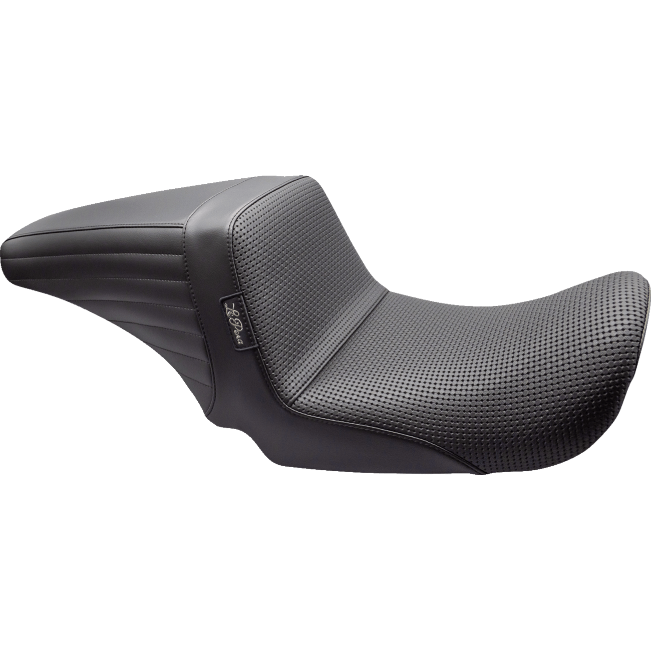 LE PERA Kickflip Up Front Seat Basketweave Black Dyna '06-'17 LKU591BW