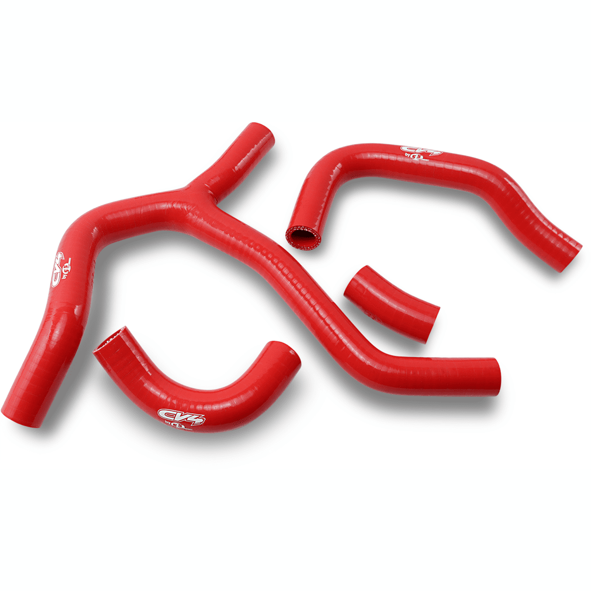 CV4 Performance Radiator Hose Kit Red Honda SFSMBC237R