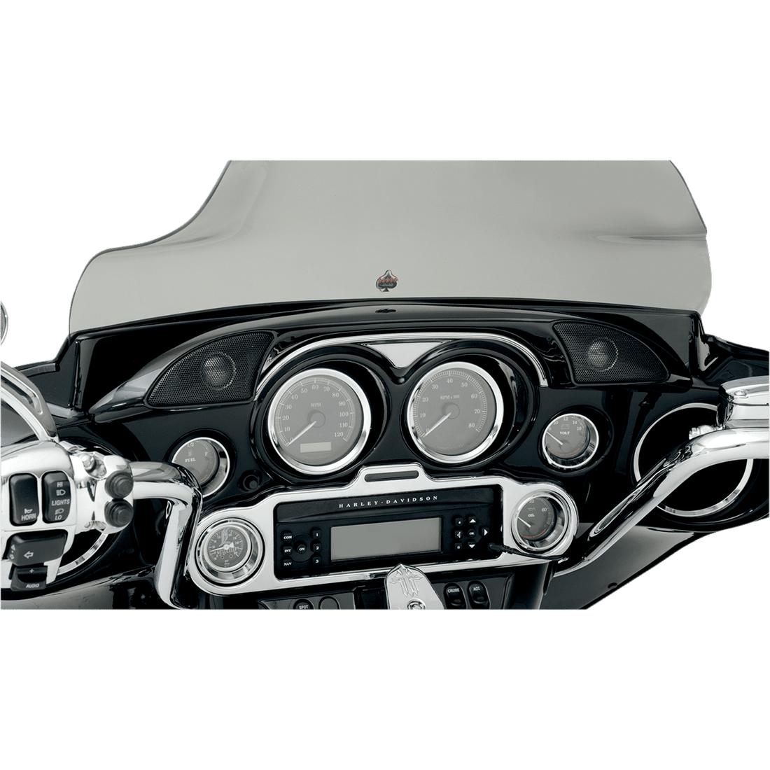 HOGTUNES Dash Trim/Tweeter Pod Harley Davidson HF1