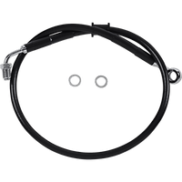 DRAG SPECIALTIES Brake Line Front Upper Black