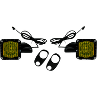 CUSTOM DYNAMICS LED Turn Signals Black -Yellow Lens Road Glide SDRGFTYB