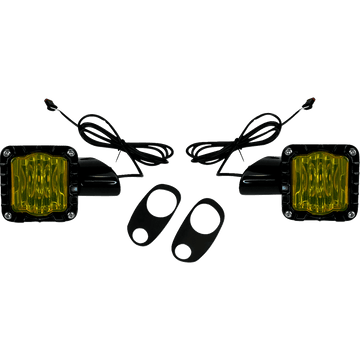 CUSTOM DYNAMICS LED Turn Signals Black -Yellow Lens Road Glide SDRGFTYB