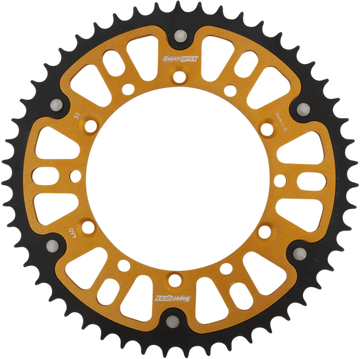 SUPERSPROX Stealth Rear Sprocket 51 Tooth Gold Kawasaki/Suzuki RST46051GLD