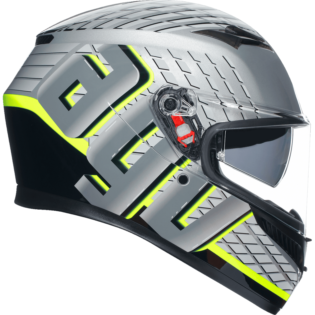 AGV K3 Helmet Fortify Gray/Black/Yellow Fluo Small 2118381004011S